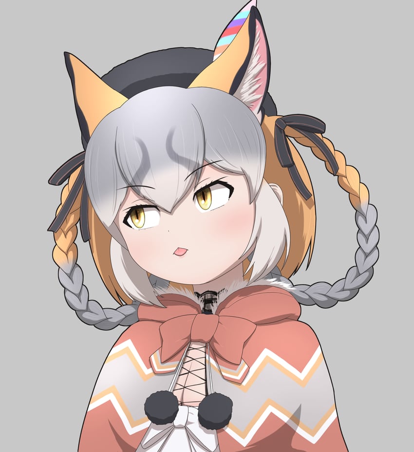 island fox (kemono friends and 1 more) drawn by rest_in_muni