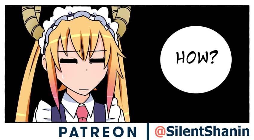 tohru (kobayashi-san chi no maidragon) drawn by silent-shanin