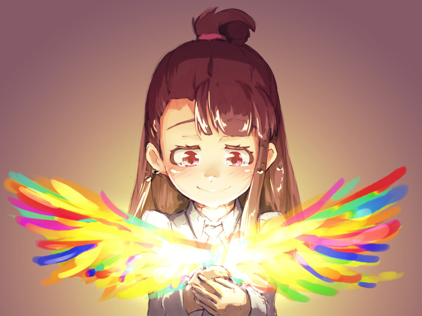 kagari atsuko (little witch academia and 1 more) drawn by tei-o