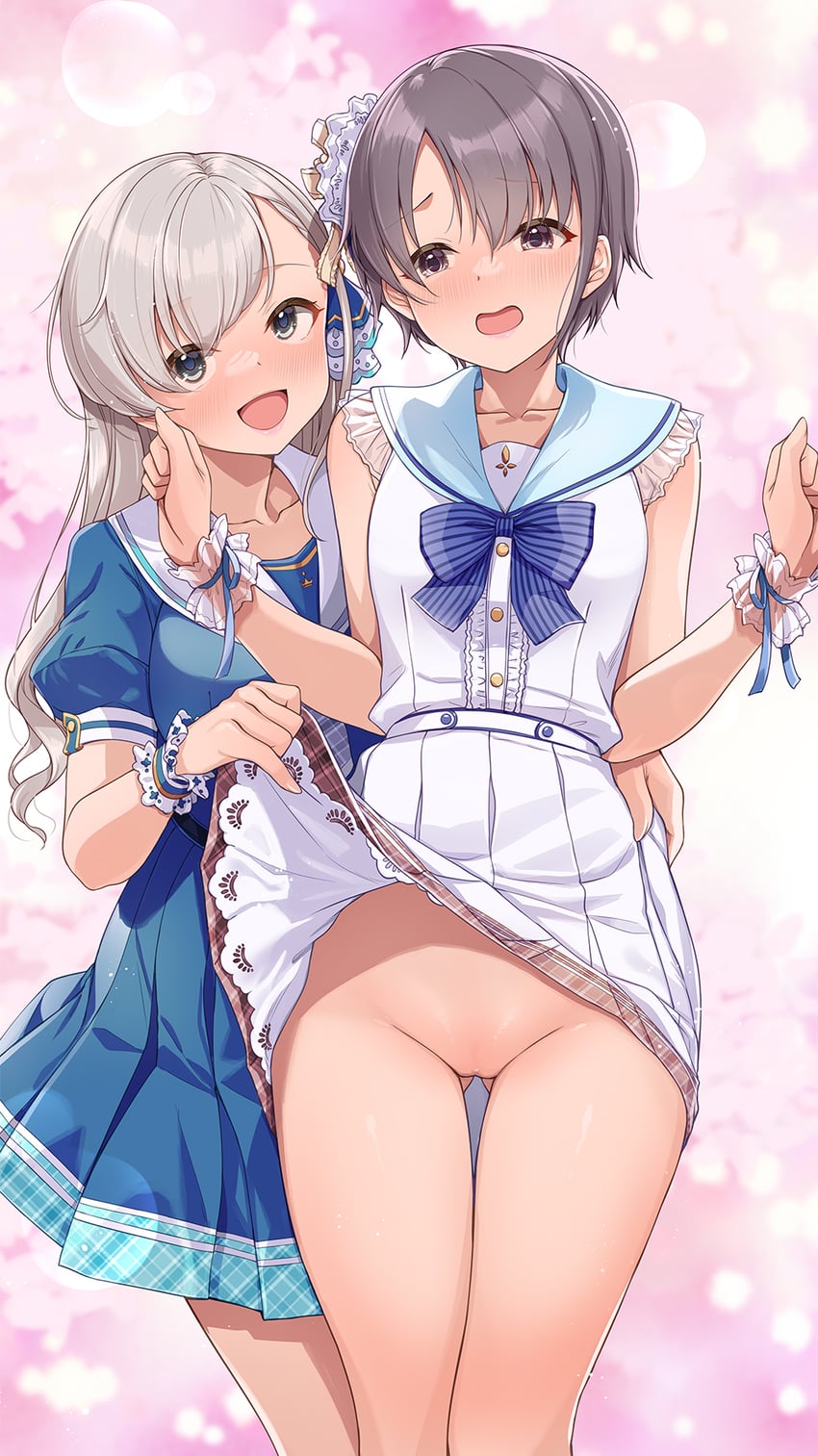 hisakawa hayate and otokura yuuki (idolmaster and 2 more) drawn by mk_(mod0)