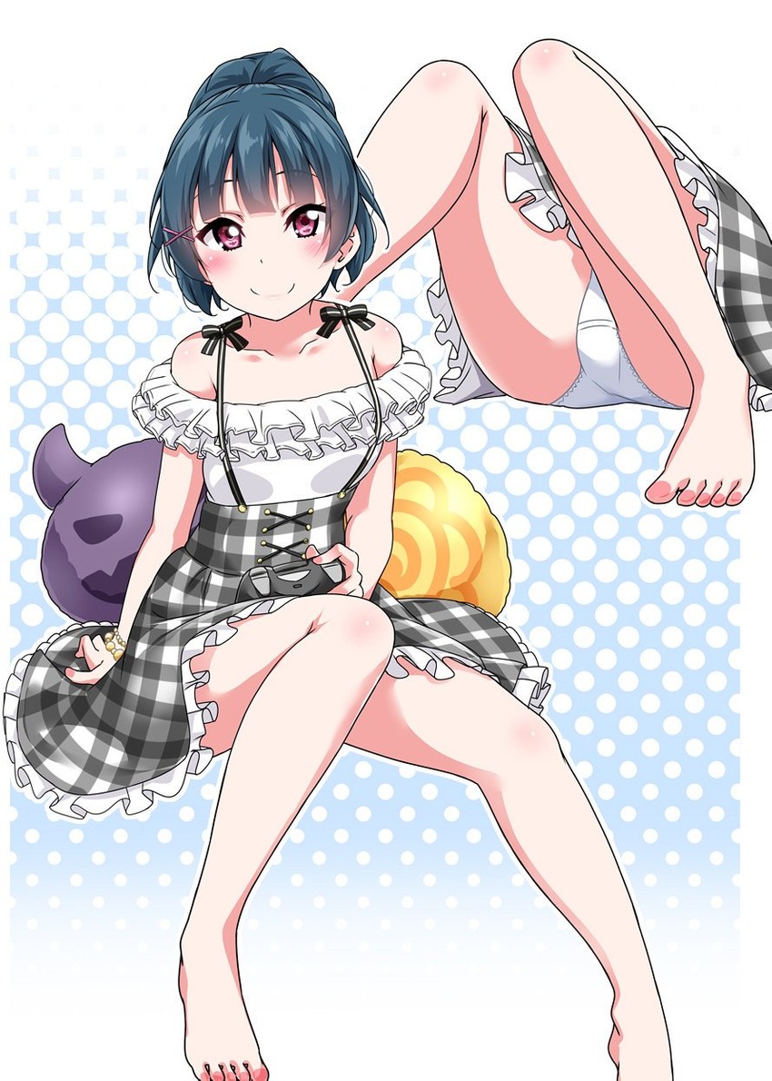 tsushima yoshiko (love live! and 1 more) drawn by yopparai_oni