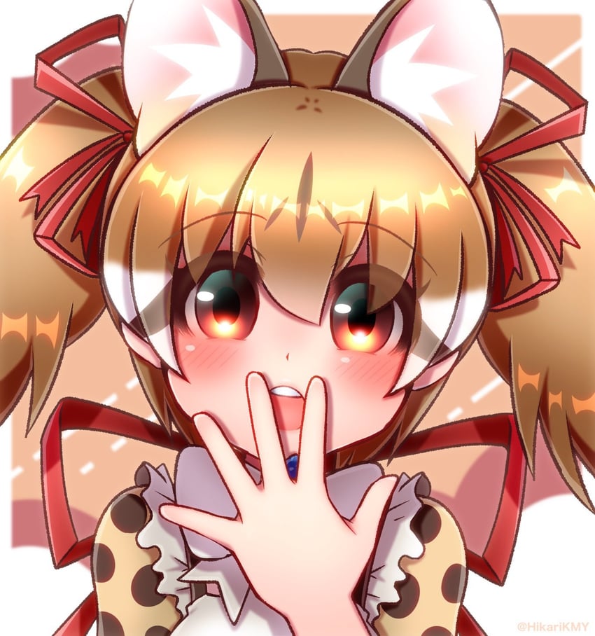large-spotted genet (kemono friends and 1 more) drawn by hikarikmy