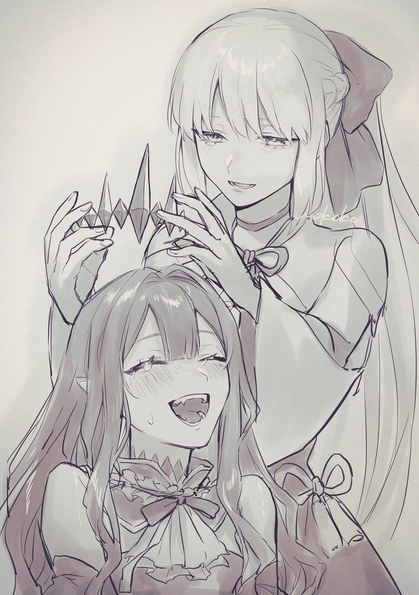 baobhan sith and morgan le fay (fate and 1 more) drawn by wokoko