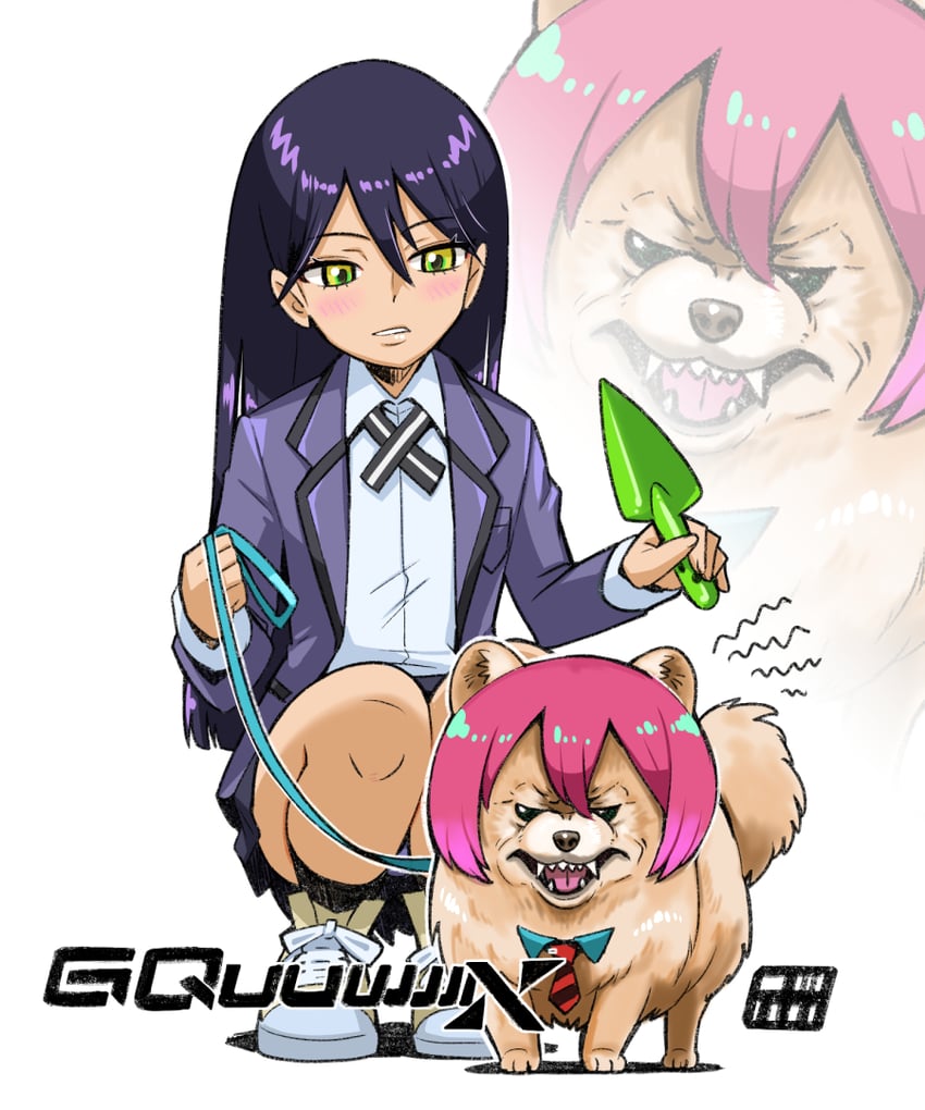 amate yuzuriha and nyaan (gundam and 1 more) drawn by bowieknife