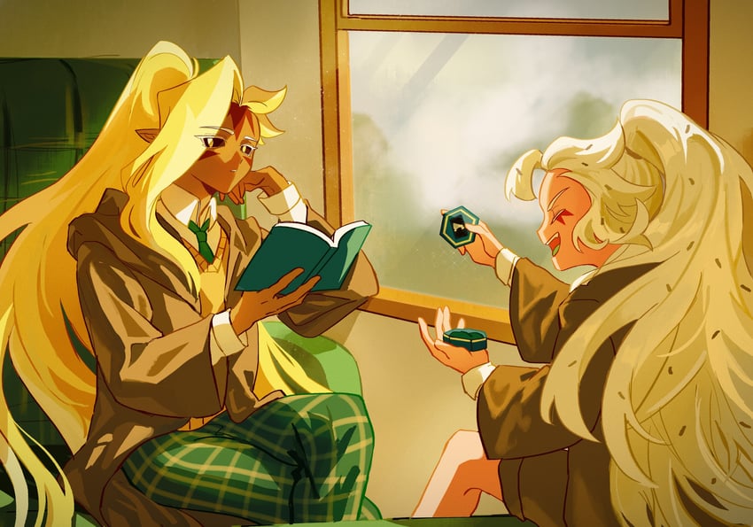 pitaya dragon cookie and ananas dragon cookie (cookie run and 1 more) drawn by geruideyundongxie