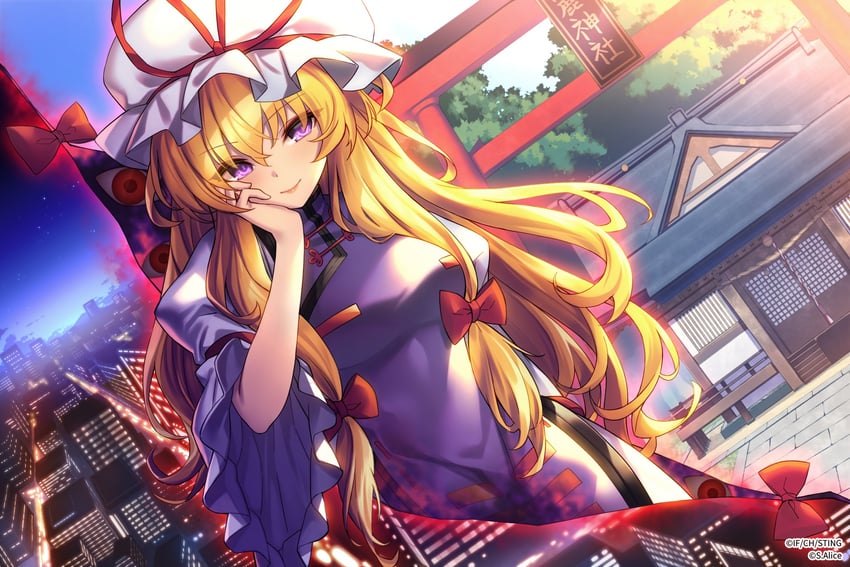 yakumo yukari (touhou and 1 more) drawn by tarmo