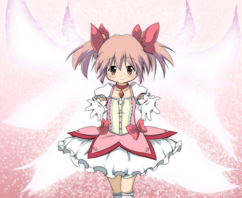 kaname madoka (mahou shoujo madoka magica) drawn by noa_(nagareboshi)