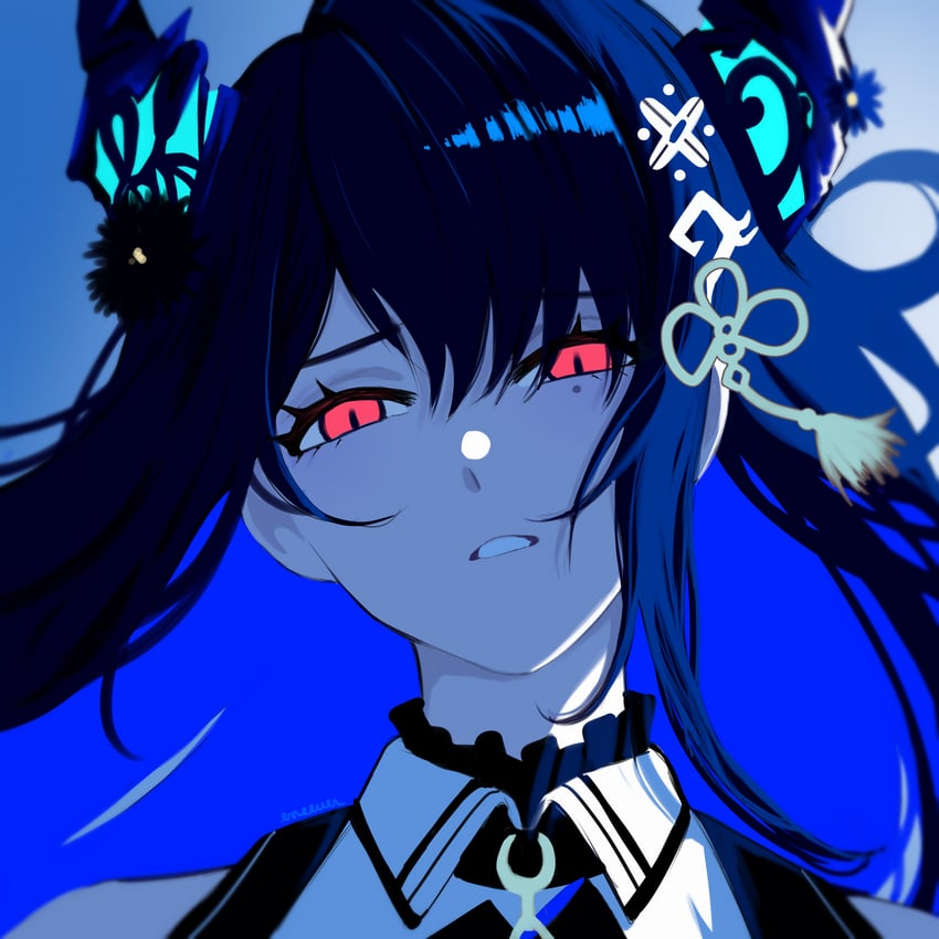 nerissa ravencroft (hololive and 1 more) drawn by eneeues
