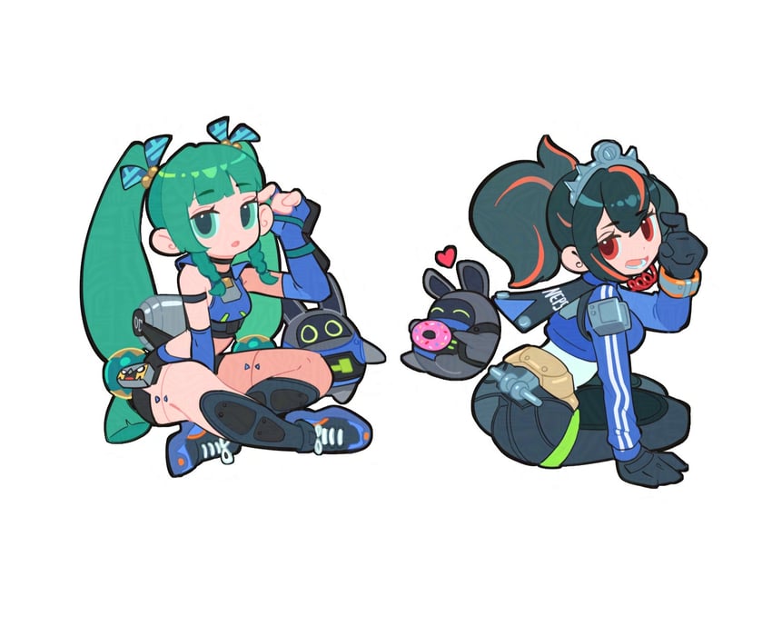 zhu yuan, qingyi, and securityboo (zenless zone zero) drawn by bea_lenoir