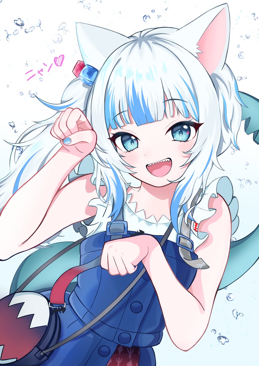 gawr gura (hololive and 1 more) drawn by kouyuki_umika