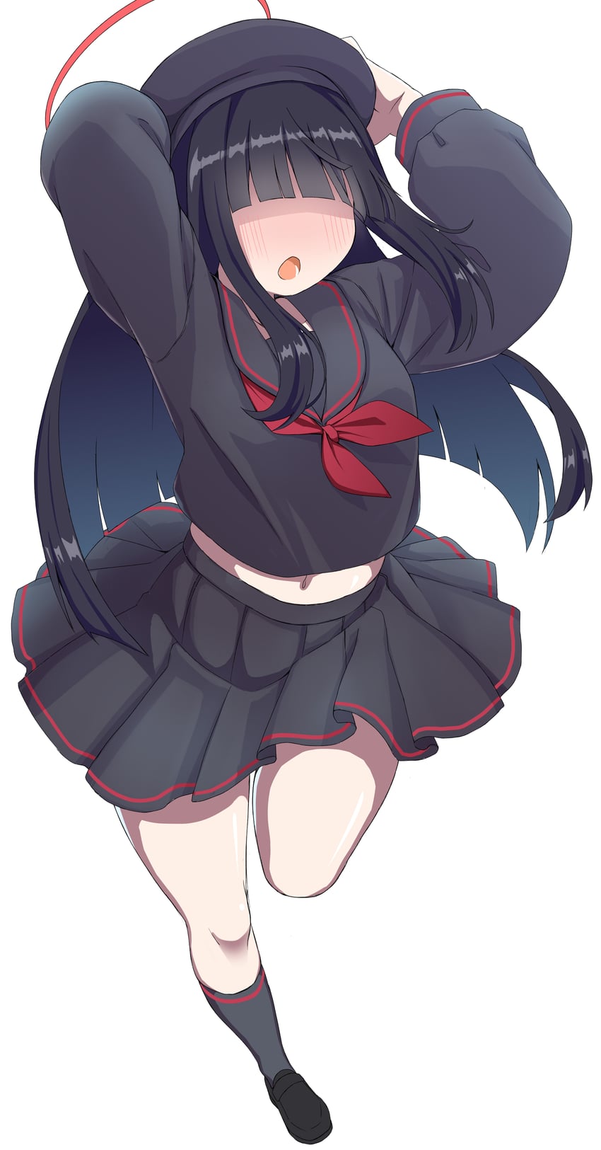 justice task force member (blue archive) drawn by amlrv3
