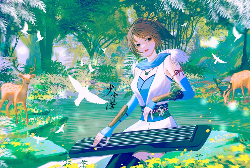 ji ruxue (hua jianghu zhi bei mo ting) drawn by shao_zai_xing_0117