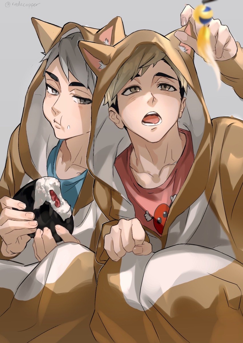 miya atsumu and miya osamu (haikyuu!!) drawn by keki_chogyegi