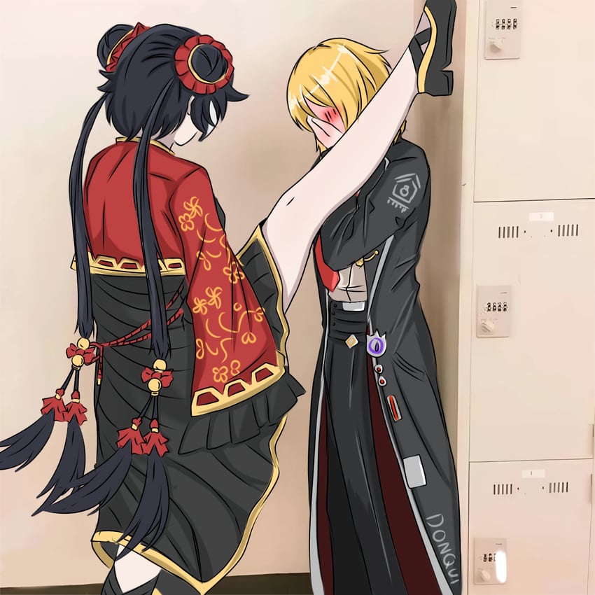 don quixote and jia xichun (project moon and 1 more) drawn by ngrider