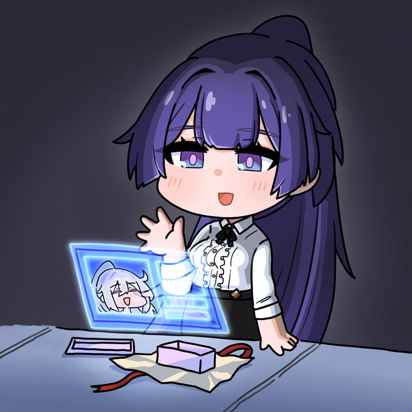 kiana kaslana and raiden mei (honkai and 1 more) drawn by mokkyo_(motkyo)