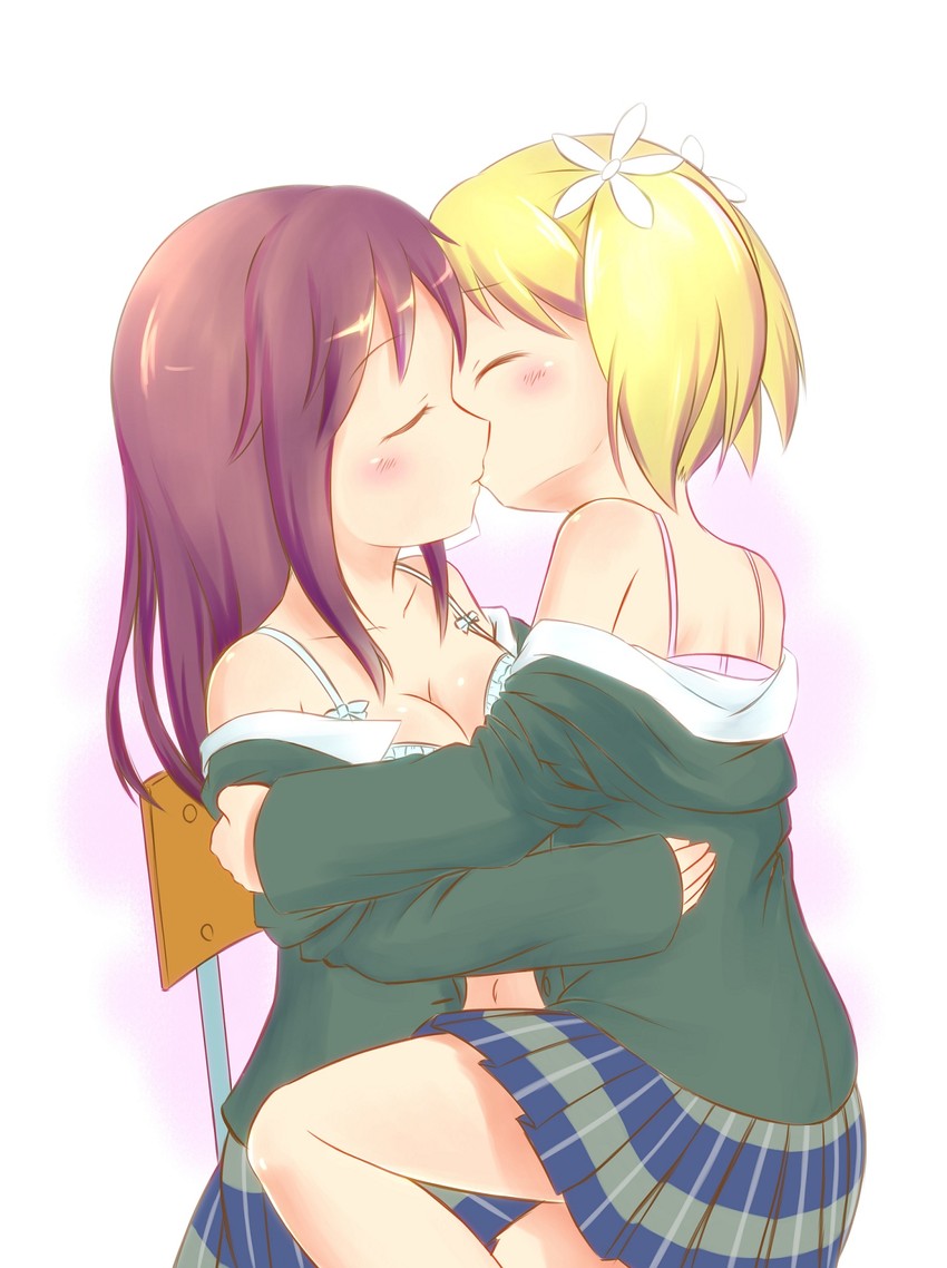 takayama haruka and sonoda yuu (sakura trick) drawn by aji_tama