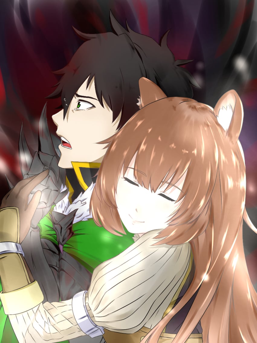 raphtalia and iwatani naofumi (tate no yuusha no nariagari) drawn by ma_bo_do_hugozen