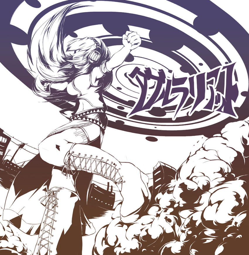 megurine luka (vocaloid and 1 more) drawn by drias