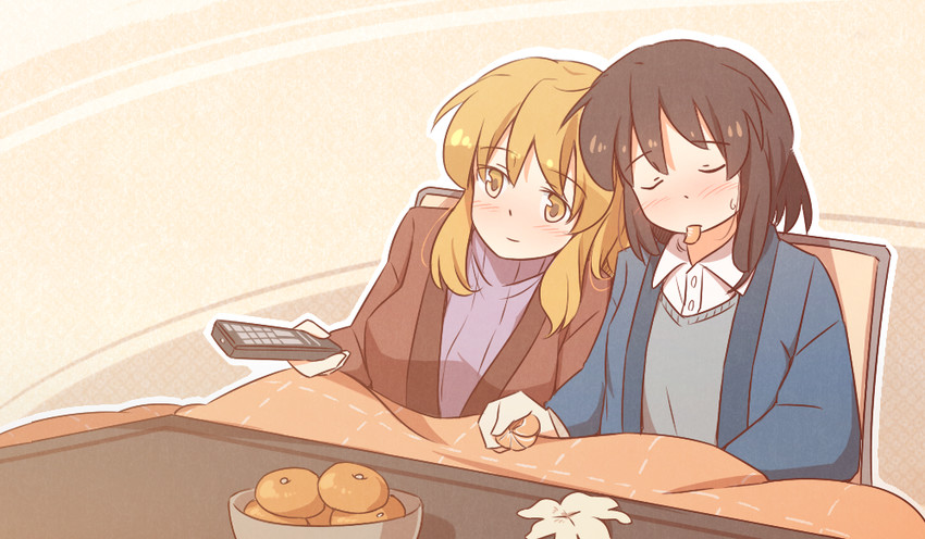 usami renko and maribel hearn (touhou) drawn by unagi_sango