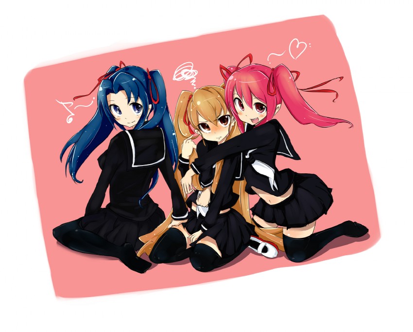 aisaka taiga, kawashima ami, and kushieda minori (toradora!) drawn by zukaketawagase