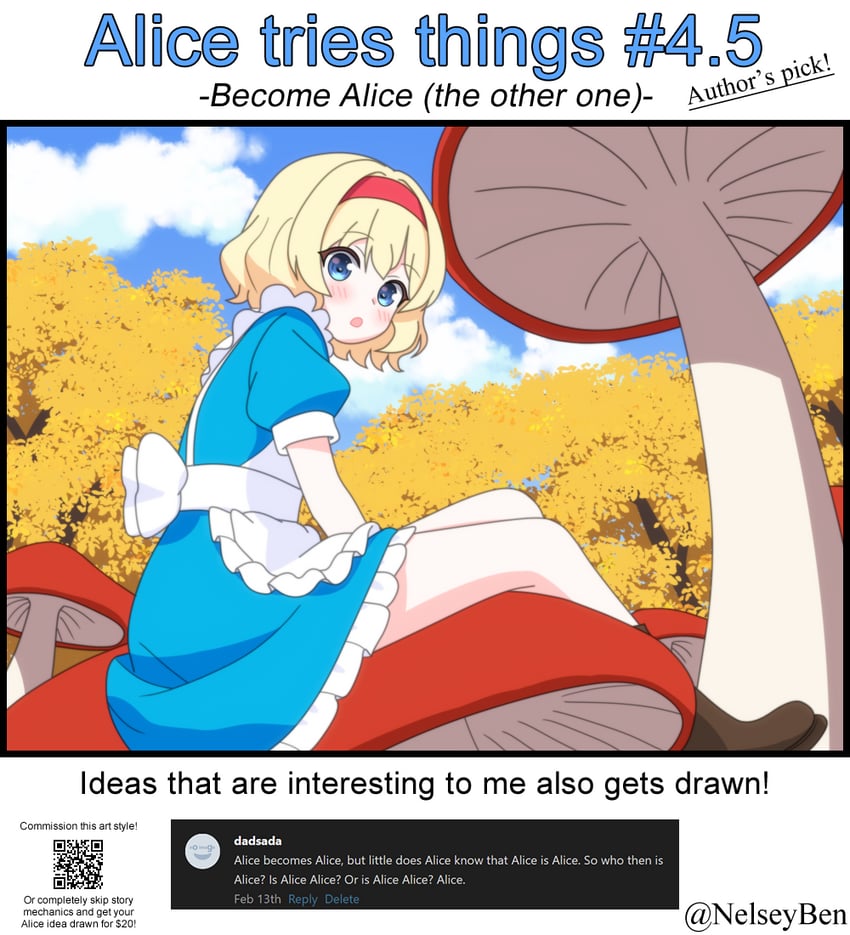 alice margatroid and alice (touhou and 1 more) drawn by bnelsey