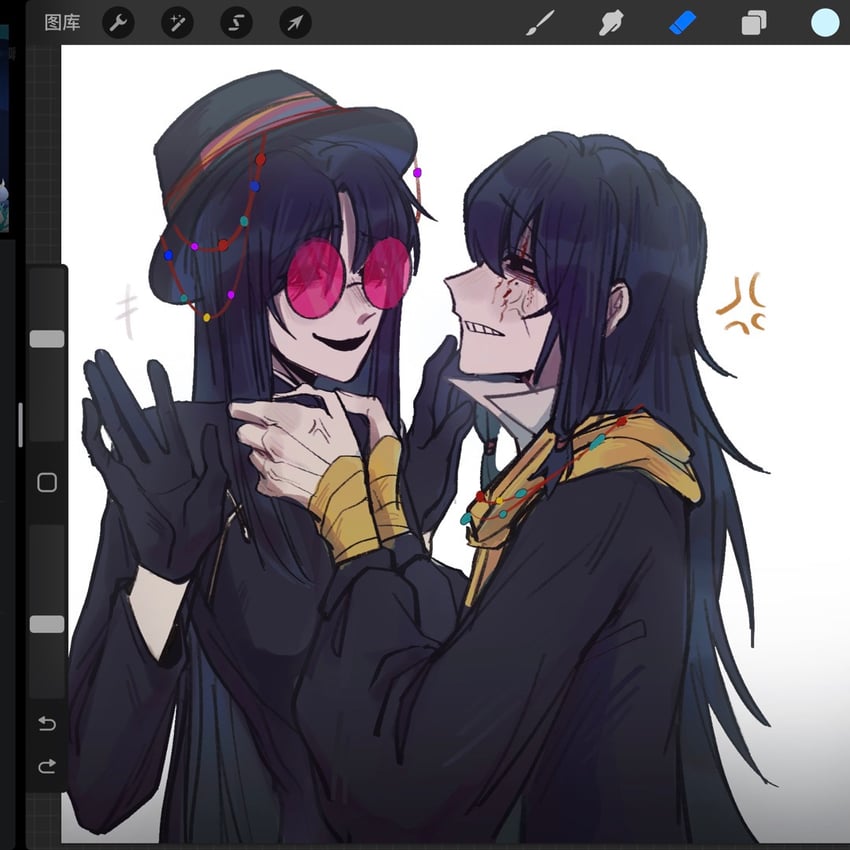 ziche fuzhao and huai yunqing (touqi guaitan) drawn by gouzixingyan