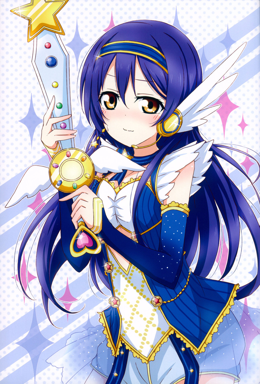 sonoda umi (love live! and 2 more) drawn by karamoneeze