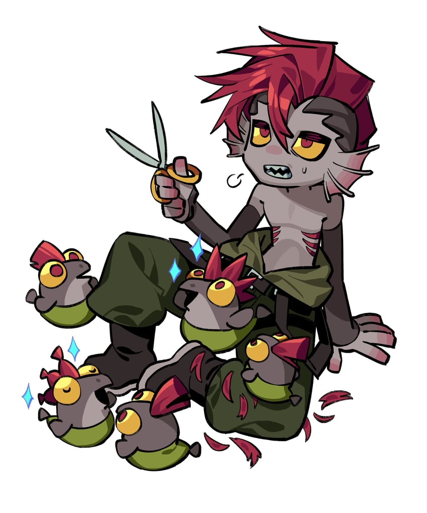 smallfry (splatoon and 1 more) drawn by hornx3_booyah