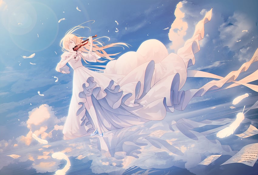 miyazono kawori (shigatsu wa kimi no uso) drawn by yuyo_(i_iuyo)