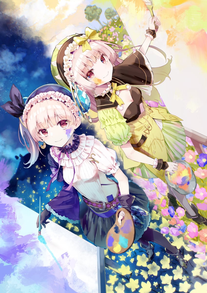 suelle malen and lydie malen (atelier and 1 more) drawn by hitoba