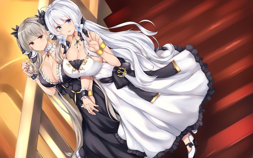 formidable and illustrious (azur lane) drawn by arashiki_mamizu