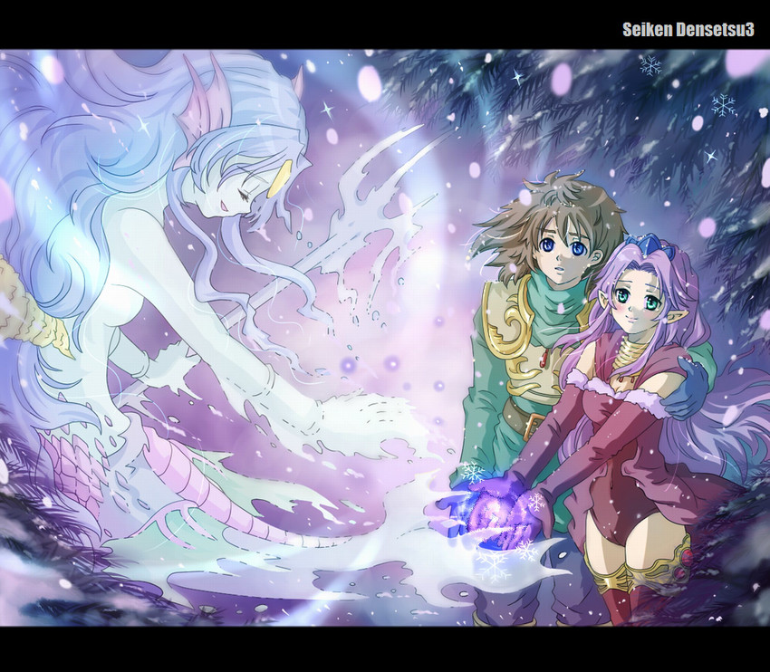 angela, duran, and undine (seiken densetsu and 1 more) drawn by milan1000