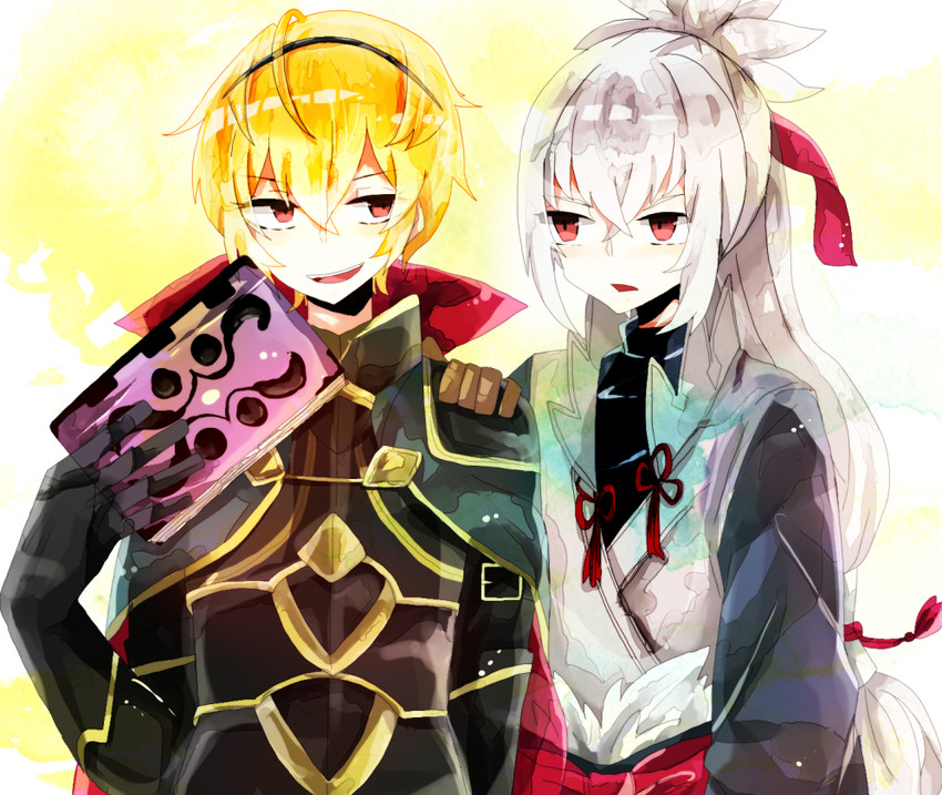 takumi and leo (fire emblem and 1 more) drawn by rin2019