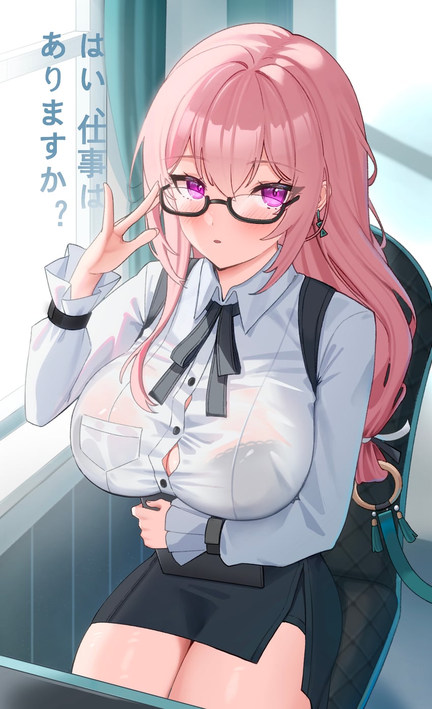 tsukishiro yanagi (zenless zone zero) drawn by jinmuxi_(user_pvha4443)