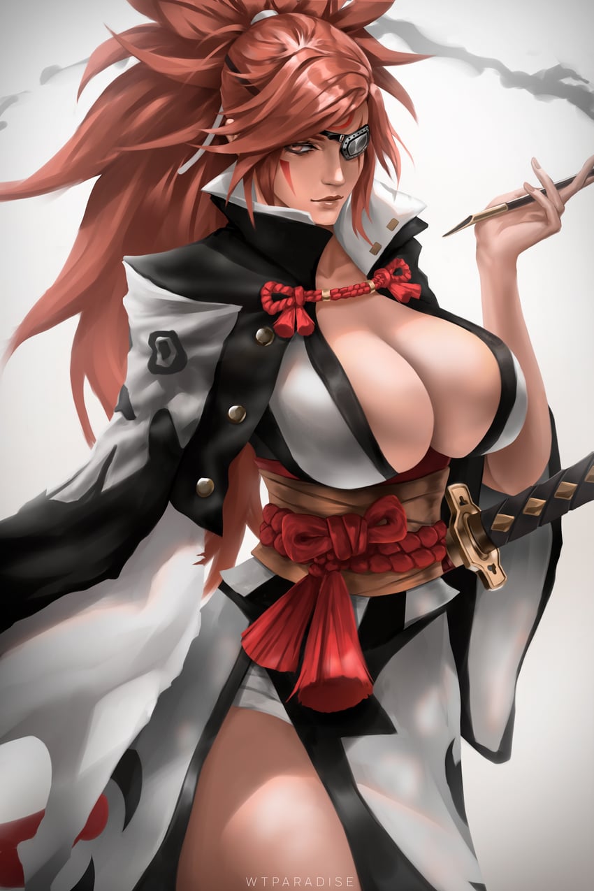 baiken (guilty gear) drawn by wtparadise