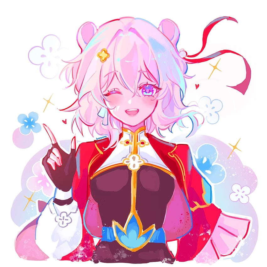 march 7th (honkai and 1 more) drawn by brnbnny