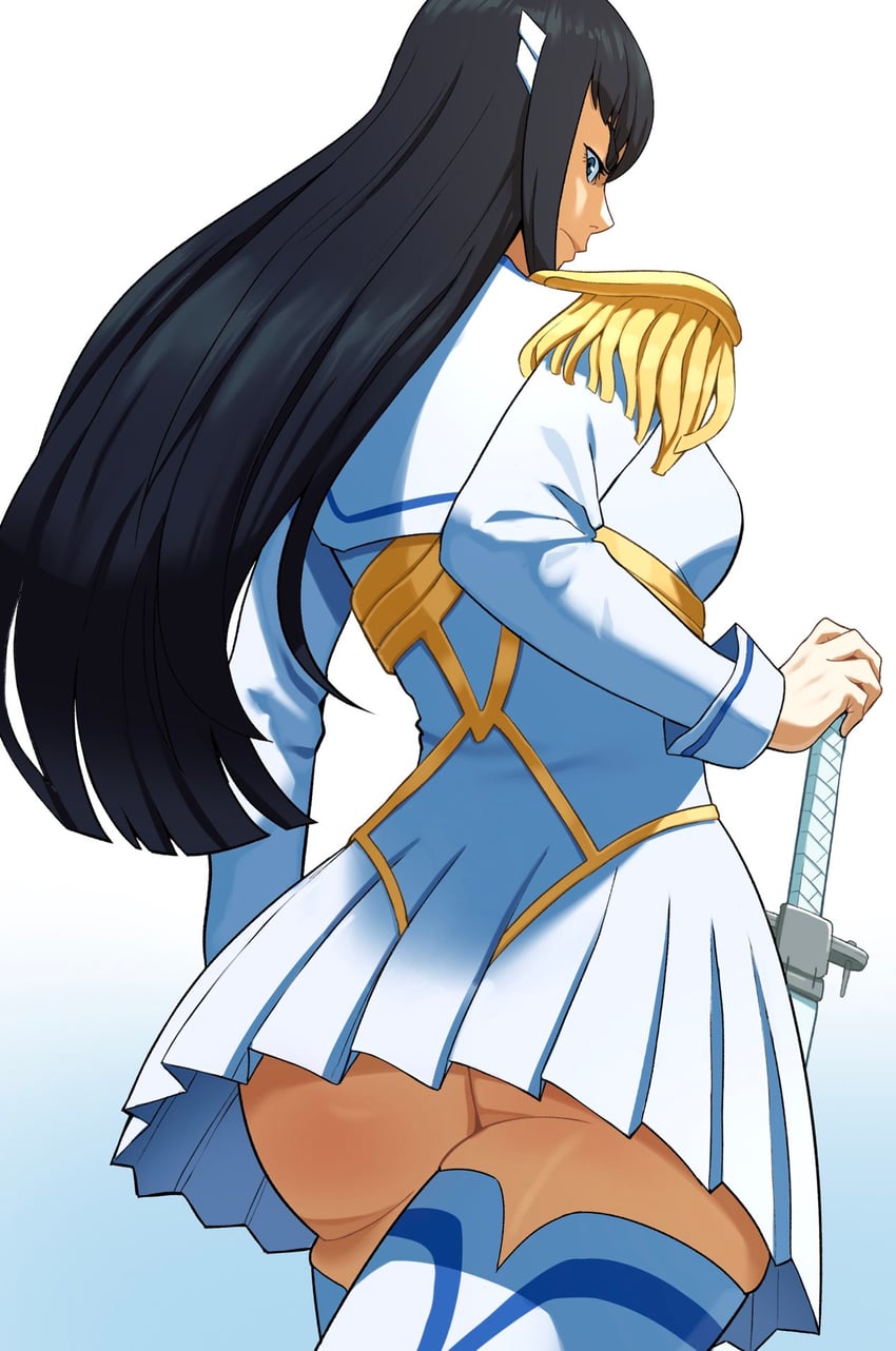 kiryuuin satsuki and junketsu (kill la kill) drawn by francisco_mon