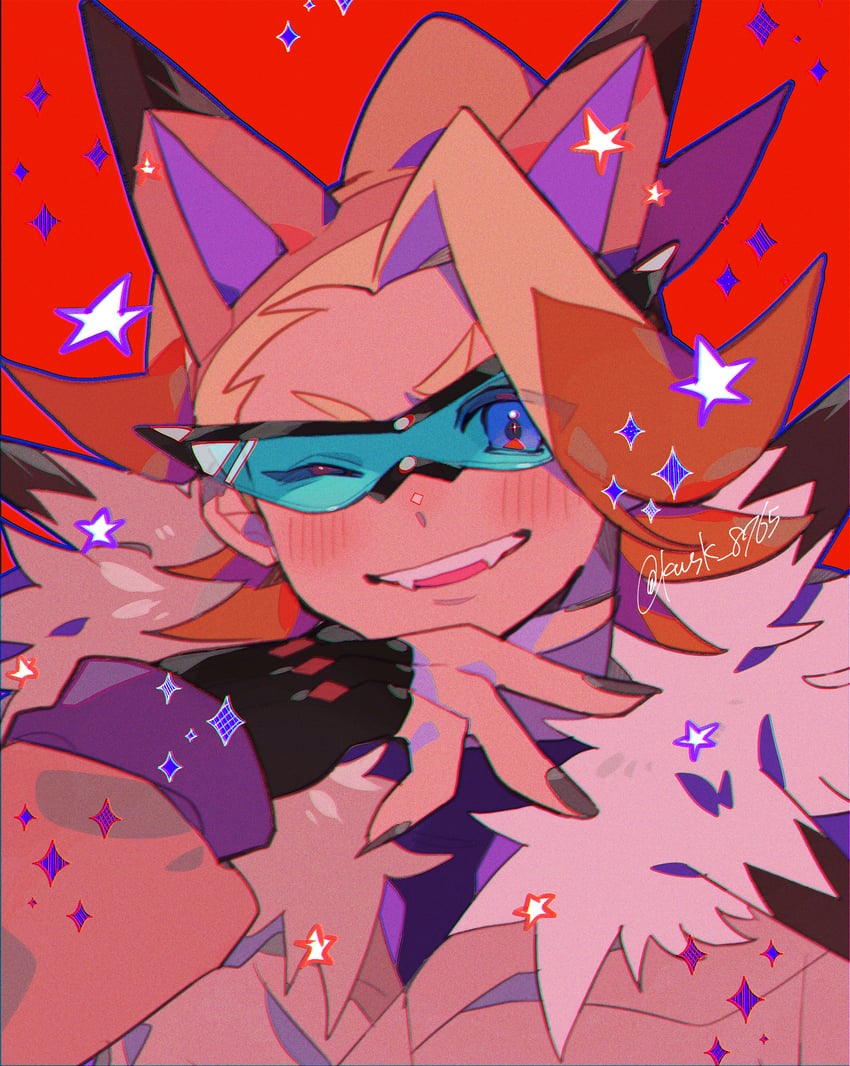 lycanroc and gordie (pokemon and 1 more) drawn by kawasaki_(kwsk_8765)