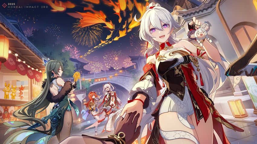 kiana kaslana, raiden mei, bronya zaychik, theresa apocalypse, vita, and 2 more (honkai and 1 more)