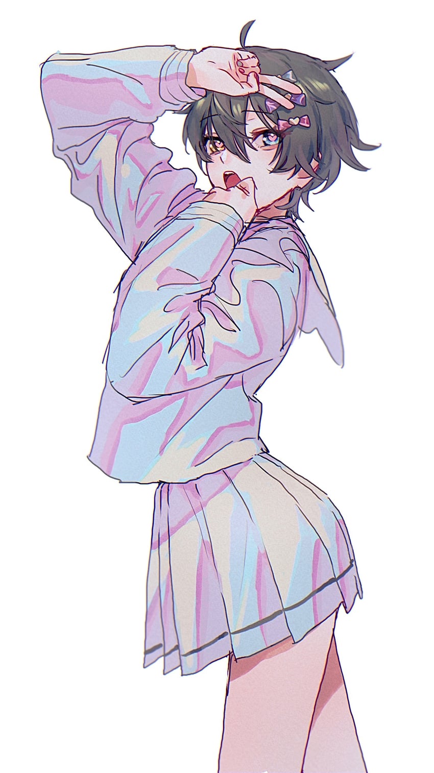 chouzetsusaikawa tenshi-chan and kagehira mika (ensemble stars! and 1 more) drawn by hnd15098770