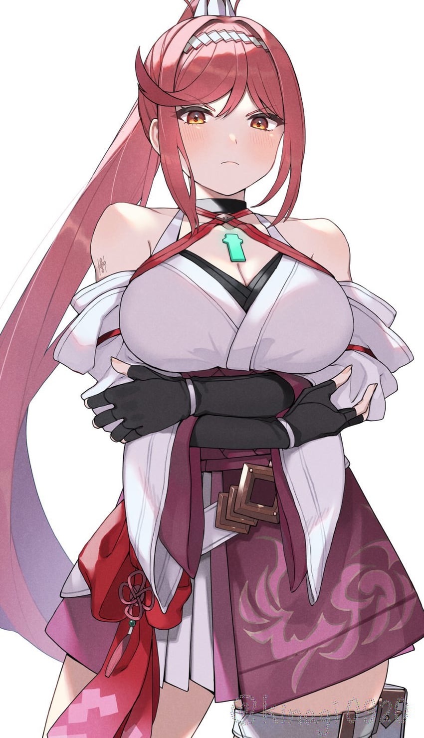 glimmer (xenoblade chronicles and 2 more) drawn by kinagi_(3307377)