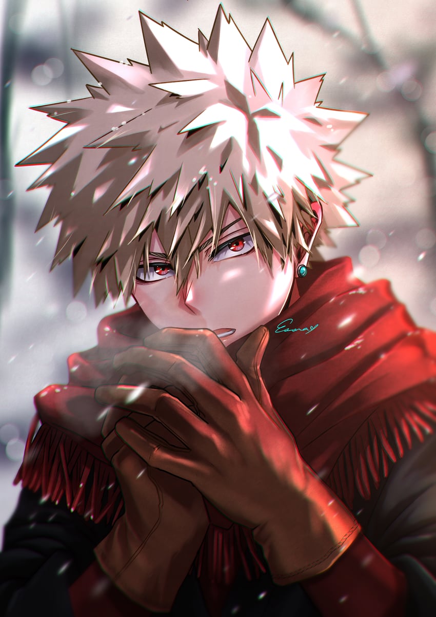 bakugou katsuki (boku no hero academia) drawn by esora-arts