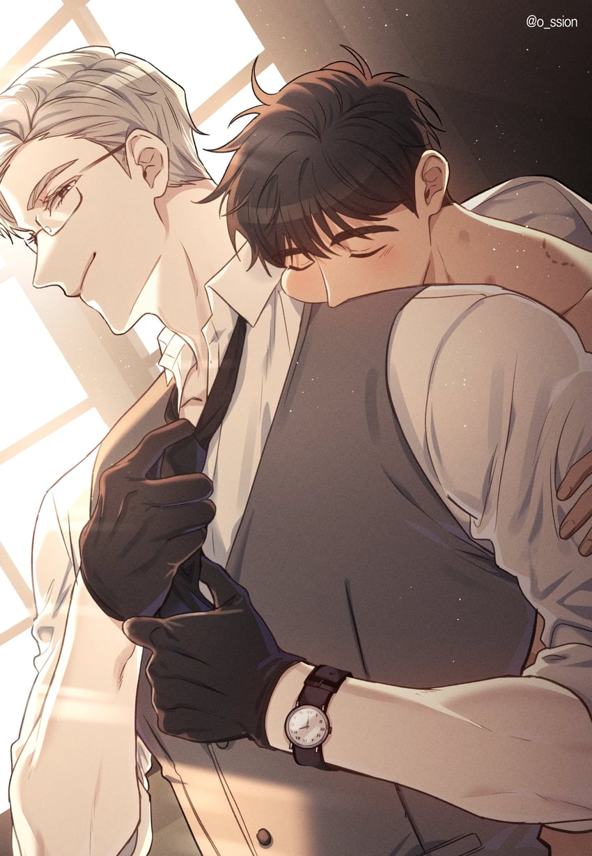 jeong taeui and ilay riegrow (passion) drawn by o_ssion