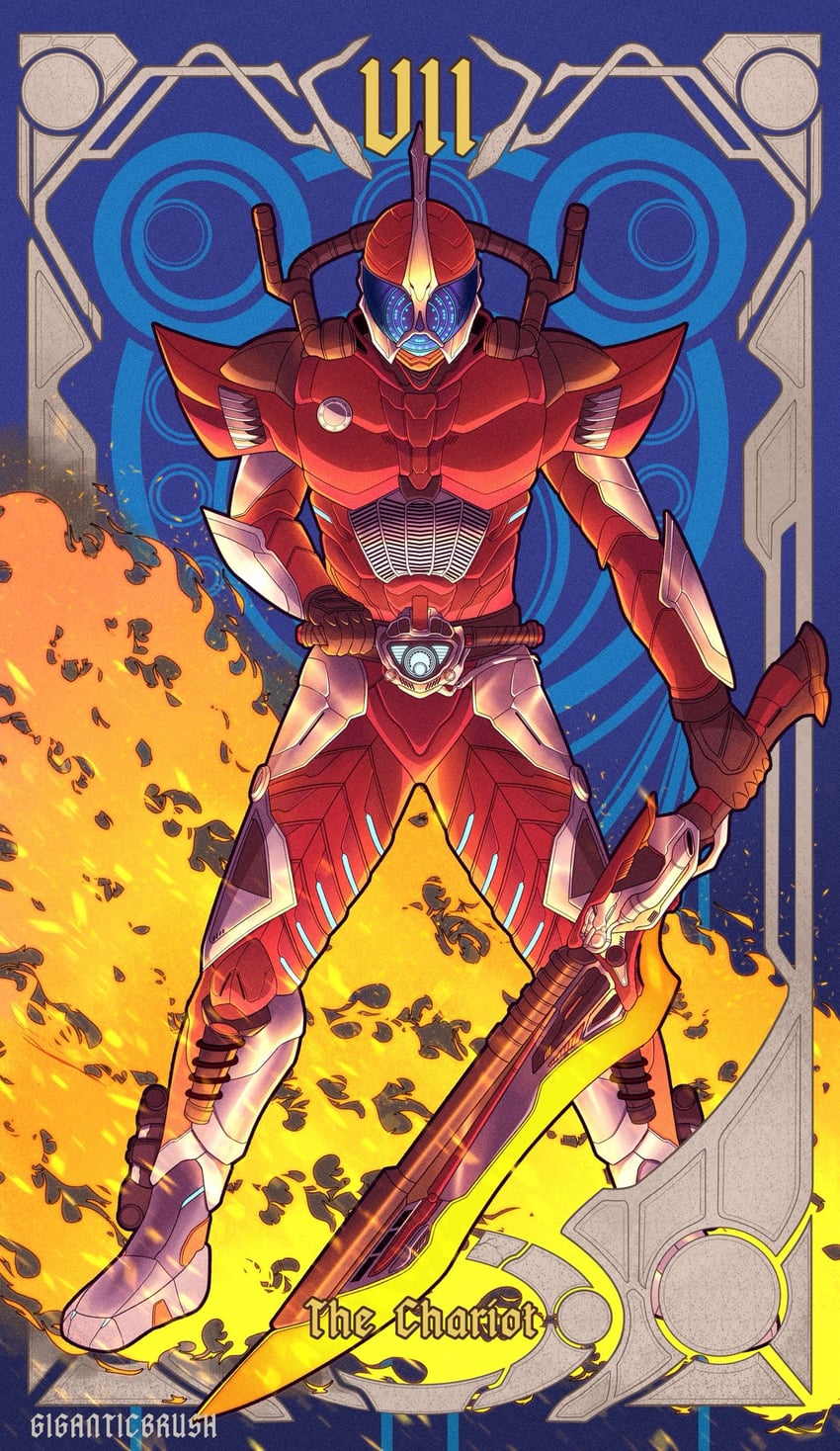 kamen rider accel (kamen rider and 1 more) drawn by giganticbrush