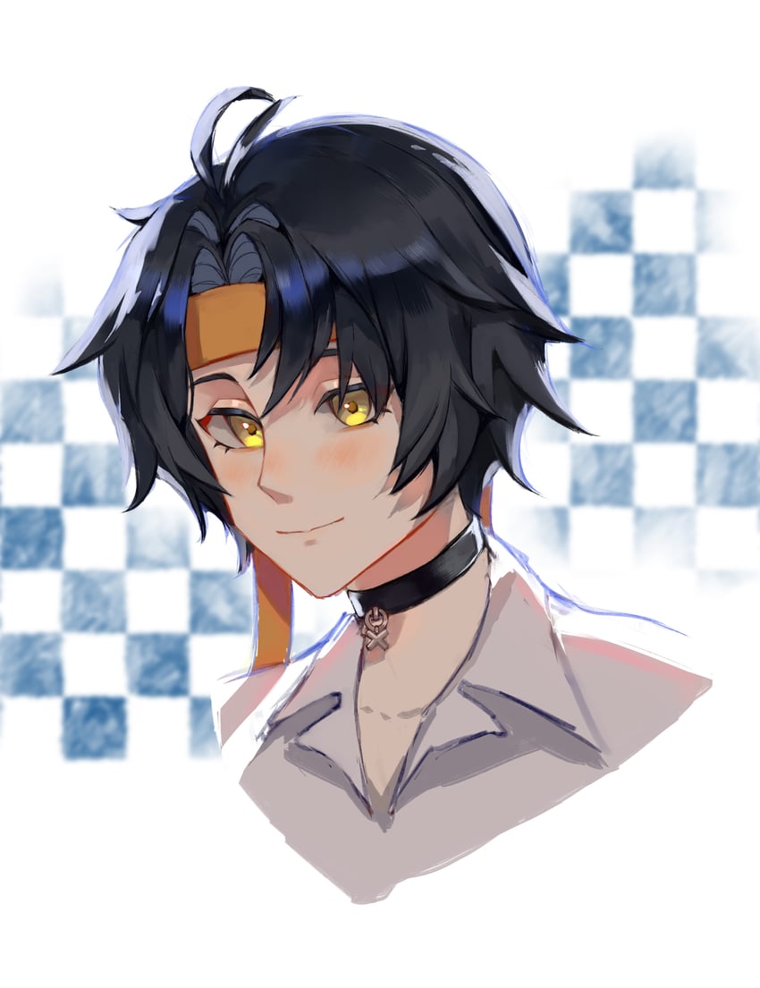 asaba harumasa (zenless zone zero) drawn by chongjun-san_(qiuyuegao)