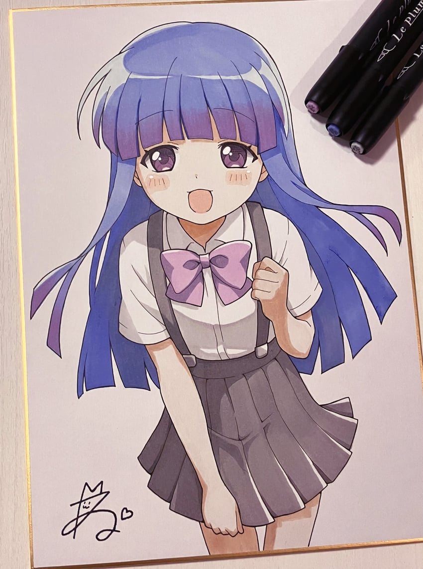 furude rika (higurashi no naku koro ni) drawn by niyane