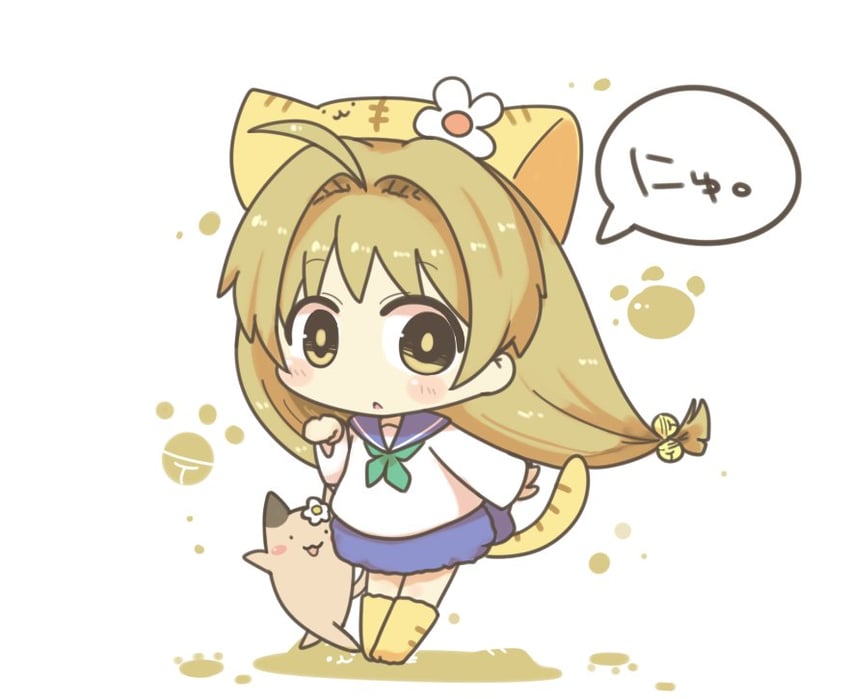 puchiko and hokke mirin (di gi charat) drawn by inishie
