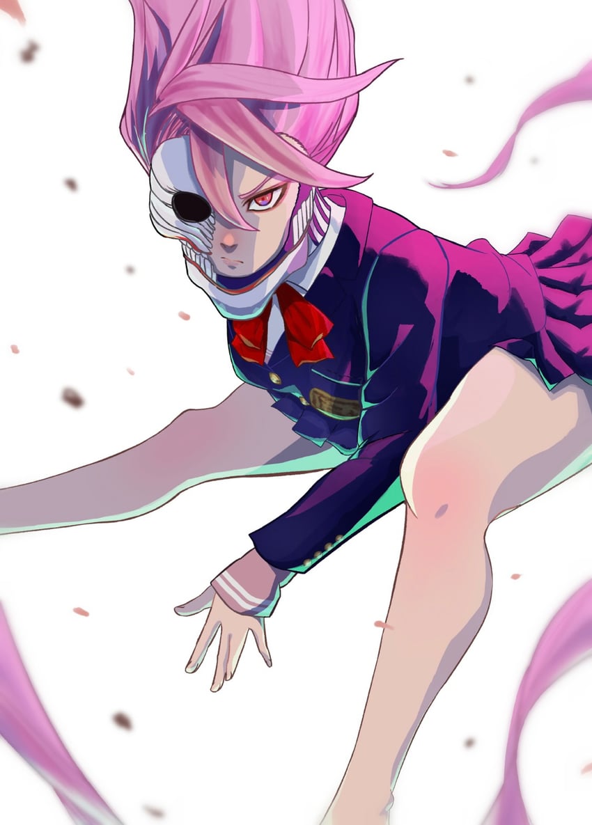shiratori aira and acrobatic silky (dandadan) drawn by ryuw-ya