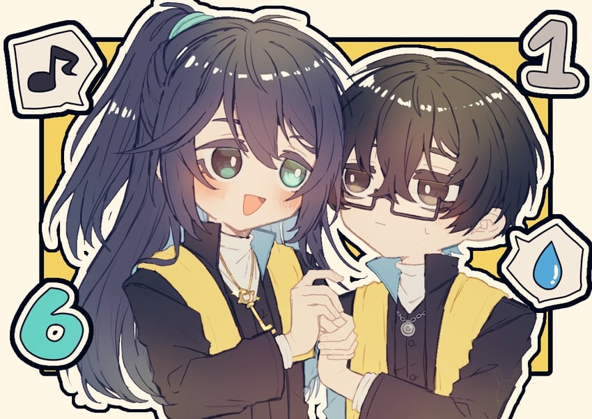 yi sang and hong lu (project moon and 1 more) drawn by 44se2dan