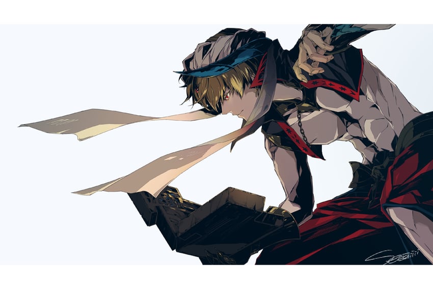gilgamesh (fate and 1 more) drawn by sei_8220